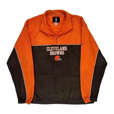Cleveland Browns Reebok Tall Fleece - 2XL Orange Polyester | Size: xx-large