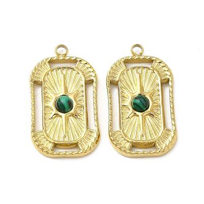 Natural Malachite Pendants