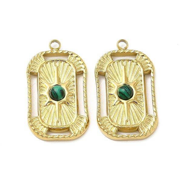 Natural Malachite Pendants