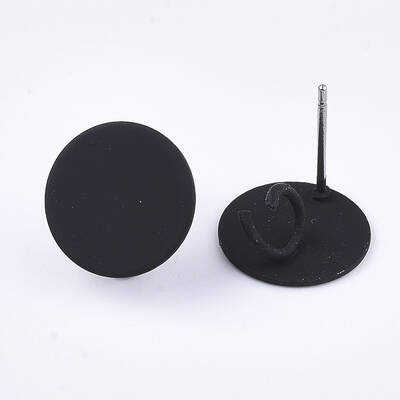 Spray Painted Iron Stud Earring Findings