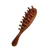 Wooden Scalp Massage Brush for Locs & Braids - Loc Brush, Detangler & Gentle Hair Care Massager