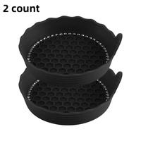 Car Cup Holder Coaster, Non-slip Car Cup Holder Pad with Glittering Crystal Rhinestones, Universal Car Interior Accessories f...