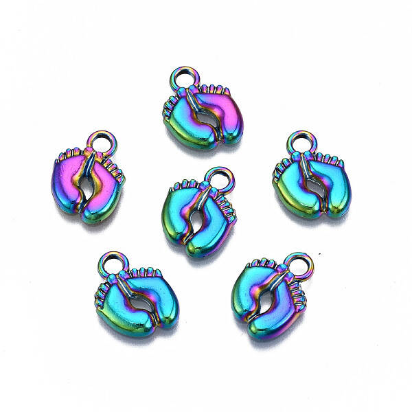 Rainbow Color Alloy Charms