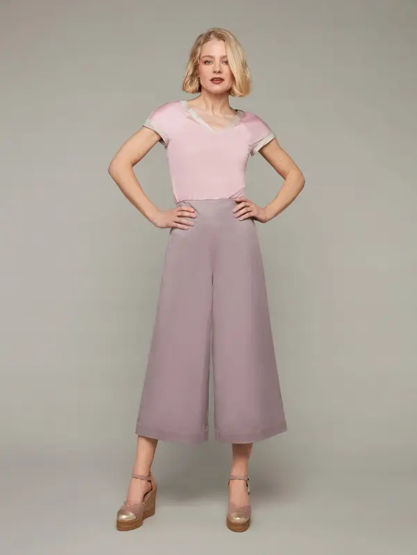 BATEAU | A-Line Midi Culottes | Colour: Zinc | Size: XS