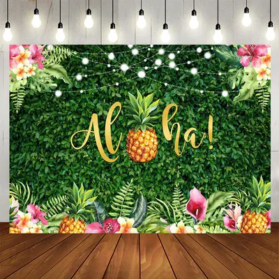 Aperturee Summer Aloha Photoshoot background for Baby Shower