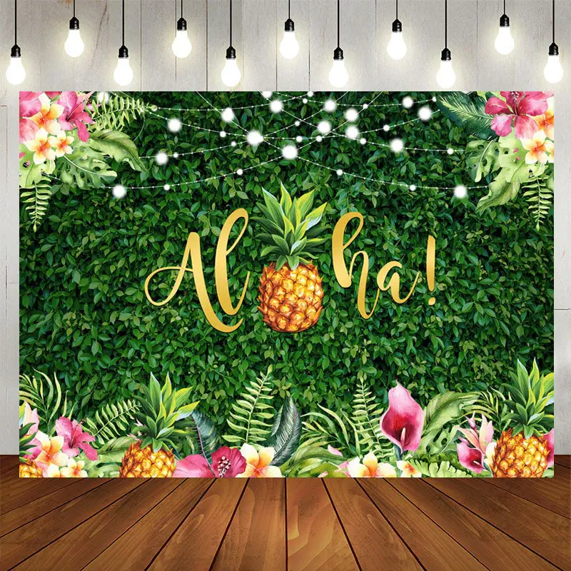 Aperturee Summer Aloha Photoshoot background for Baby Shower