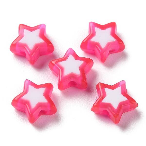 Star Acrylic Beads