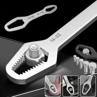 Universal Torx Wrench, 8-22mm Double Head Torx Wrench, Anti-slip Multipurpose Wrench for Most Nuts and Bolts Repair, Tool, Ha...