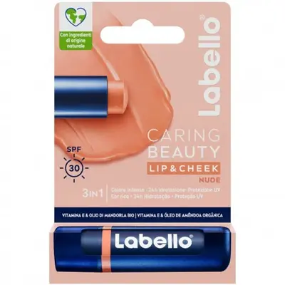 Labello Labello Caring Beauty 3In1 Spf30 Vitamin E & Organic Almond Oil Nude