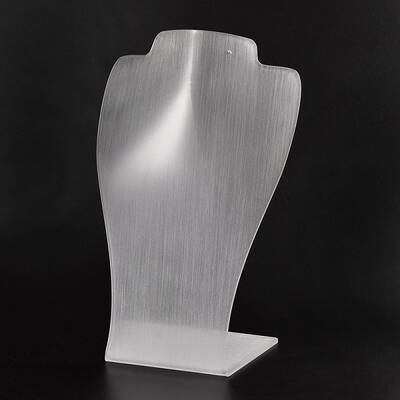 Organic Glass Necklace Display Busts