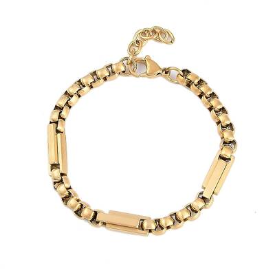 304 Stainless Steel Box Chains Bracelets