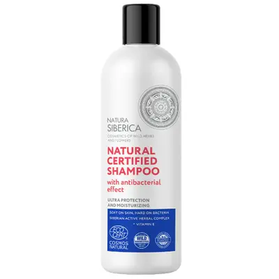 Natura Siberica Shampoo Naturale Certified with Antibacterial Effect 400ml