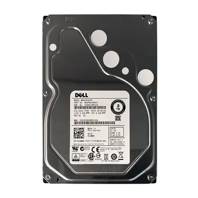 X4WMK Dell 3TB 6Gb/s SATA 7200 3.5-Inch Hard Drive