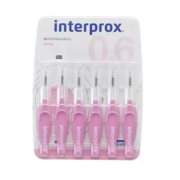 Interprox Interdental Brushes 0.6 Nano 1.9mm x6