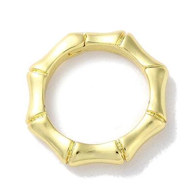 Rack Plating Brass Twister Clasps