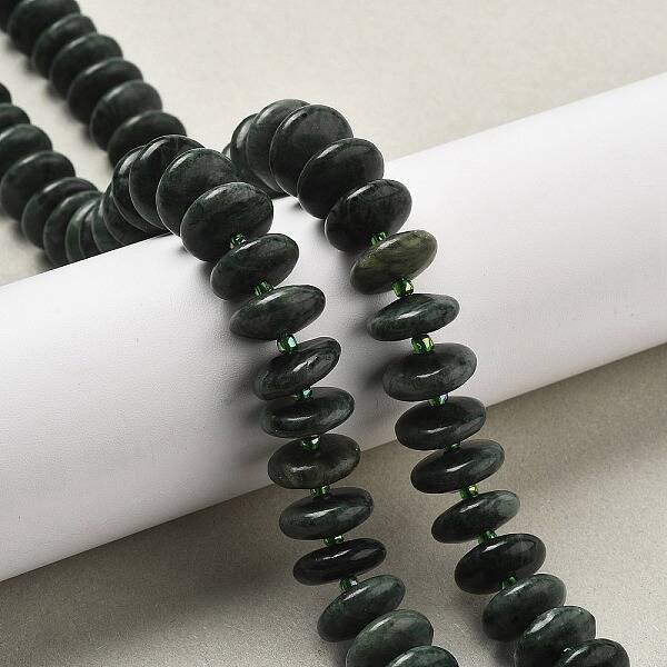 Natural Seraphinite Beads Strands