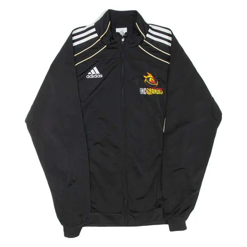 ADIDAS Mens Track Jacket Black XL