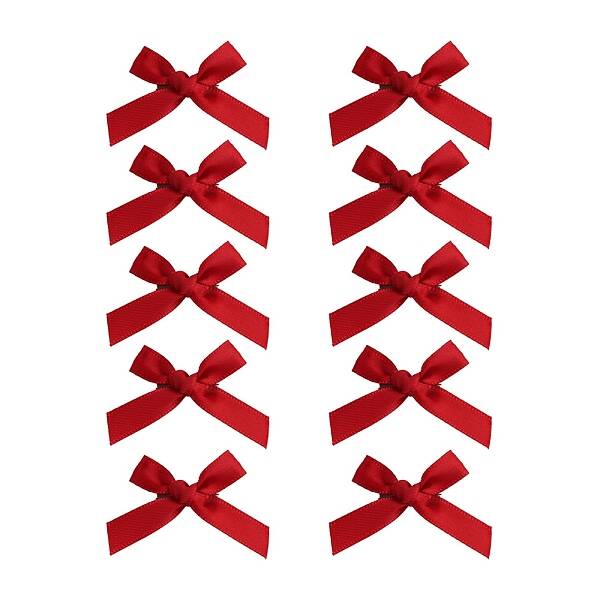 10Pcs Bowknot Cloth Alligator Hair Clips