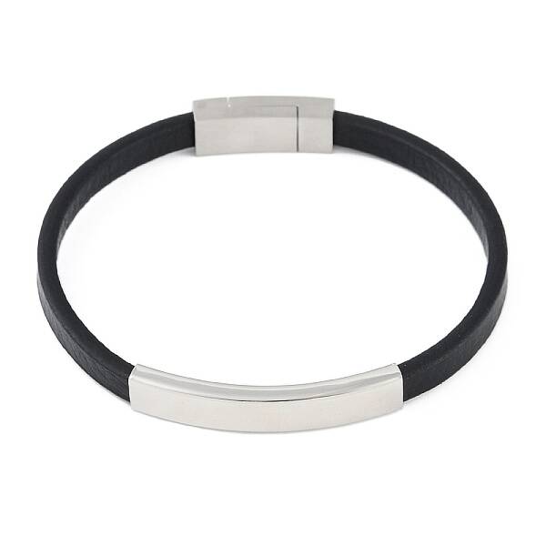 Microfiber Leather ID Cord Bracelets