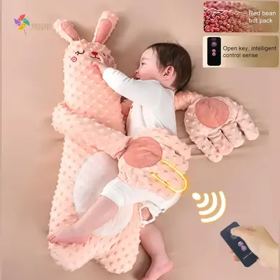 Baby Patter for Sleep, Baby Startle Prevention Sleep Aid Companion, Soothing Patting Sleeping Toy with Soothing Palm Pad, 3 L...