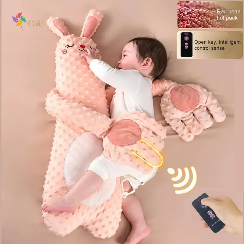 Baby Patter for Sleep, Baby Startle Prevention Sleep Aid Companion, Soothing Patting Sleeping Toy with Soothing Palm Pad, 3 L...