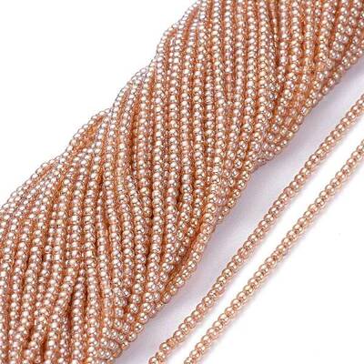 Electroplate Glass Beads Strands