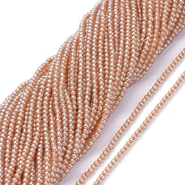 Electroplate Glass Beads Strands