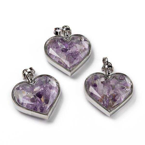Glass Bottle Pendants
