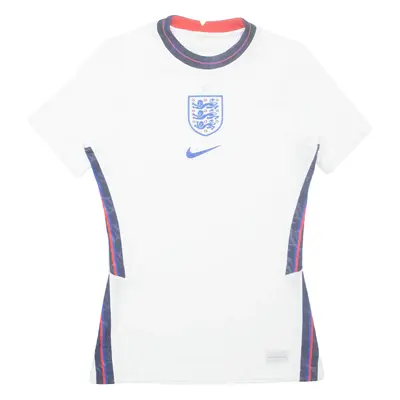 NIKE FC England Womens Football Shirt Jersey White XS