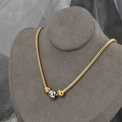 304 Stainless Steel Snake Chain Necklaces