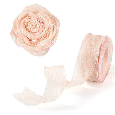 Polyester Crumpled Ribbon
