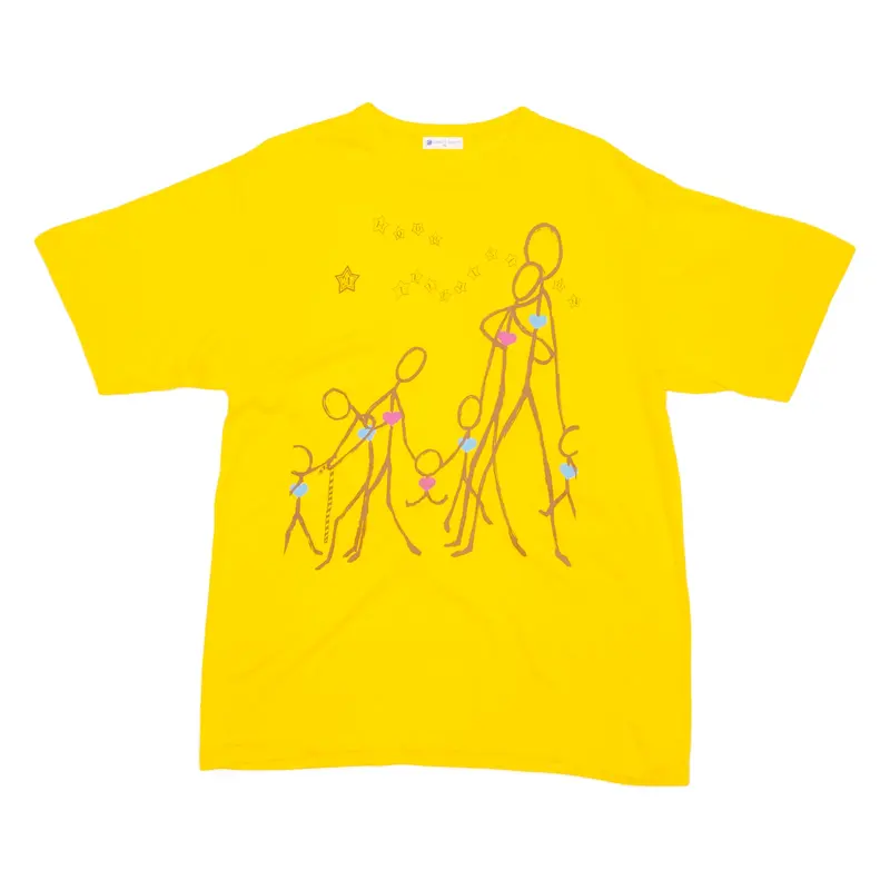 CHARLI T SHIRTS Mens T-Shirt Yellow L