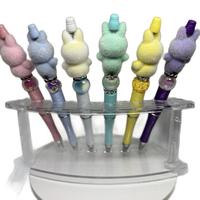 Beadable Pen - (Small Character) Decorative Bead Designs