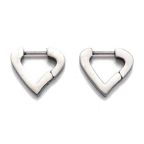 Tarnish Resistant 304 Stainless Steel Huggie Hoop Earrings