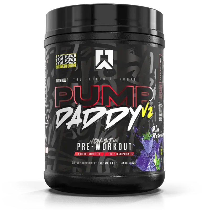 Ryse Supps Pump Daddy V2 Non Stimulant Pre Workout Supplement