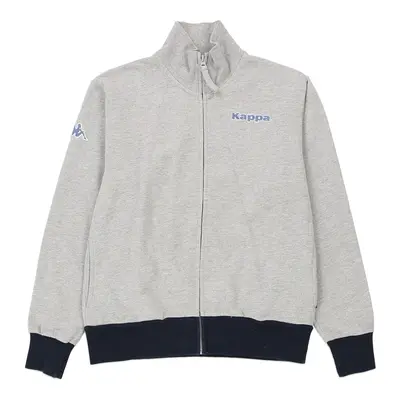 Age 13 Kappa Zip Up - Medium Grey Cotton