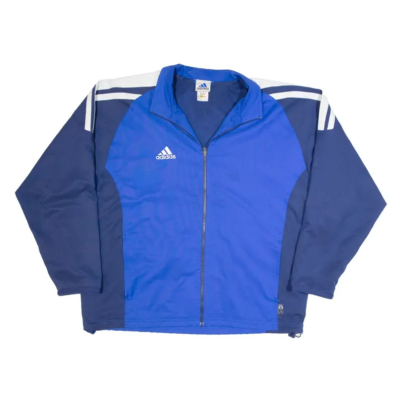 ADIDAS Mesh Lined Mens Track Jacket Blue 2XL