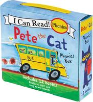 Pete the Cat 12-Book Phonics Fun!: Includes 12 Mini-Books Featuring Short and Long Vowel Sounds (My First I Can Read) by Jame...