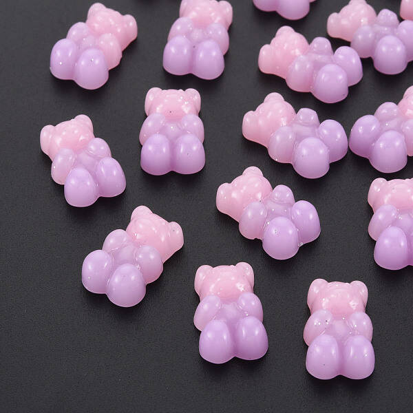 Gradient Color Opaque Resin Cabochons