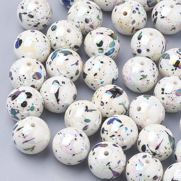 AB-Color Spray Painted Acrylic Beads