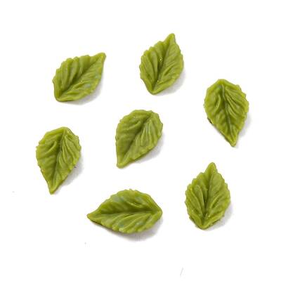 Leaf Opaque Resin Cabochons
