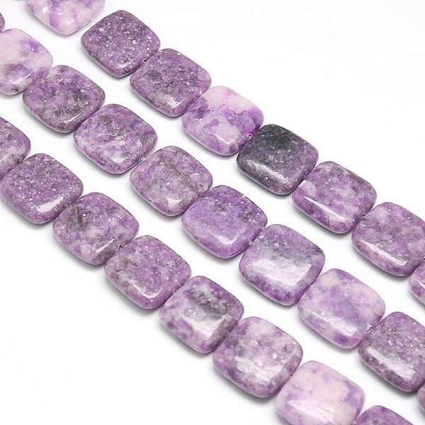 Natural Lepidolite/Purple Mica Stone Beads Strands