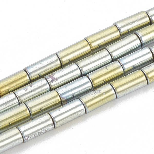 Electroplate Non-magnetic Synthetic Hematite Beads Strands