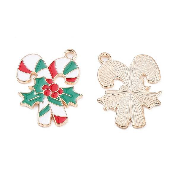 Christmas Alloy Enamel Pendants
