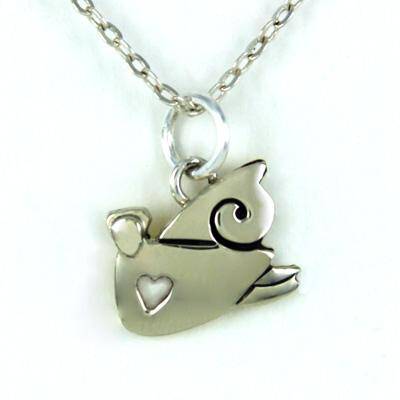 Peace Angel Mixed Metals Necklace - Pendant Only