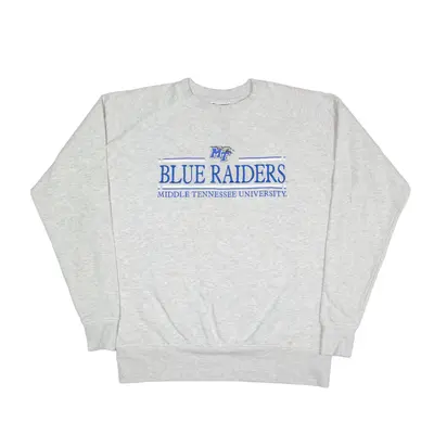 CHAMPION Blue Raiders USA Sweatshirt Grey Mens M
