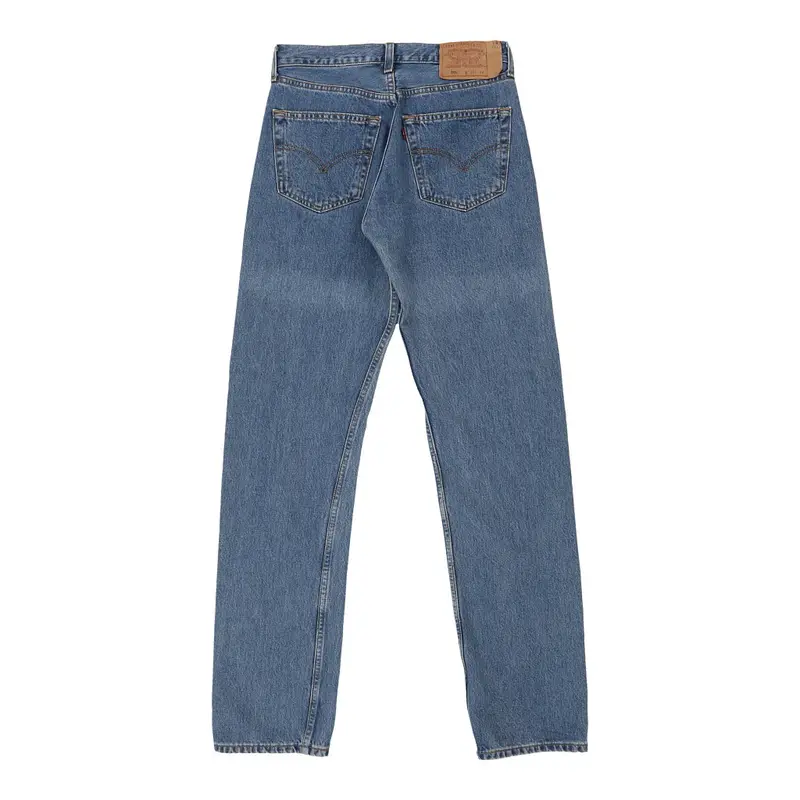 501 Levis Jeans - 30W 35L Blue Cotton