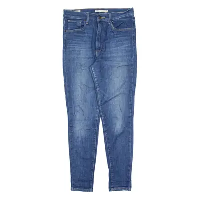 LEVI'S Mile High BIG E Womens Jeans Blue Slim Skinny Stone Wash W29 L28