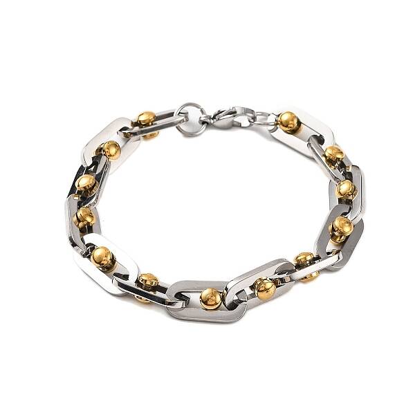 201 Stainless Steel Oval Link Chain Bracelets