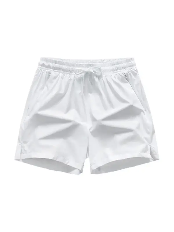 Men's Regular Fit Solid Drawstring Sports Gym Shorts, Summer Outfits 2024, Workout Shorts, Gym Shorts, Casual Elastic Waist Z...